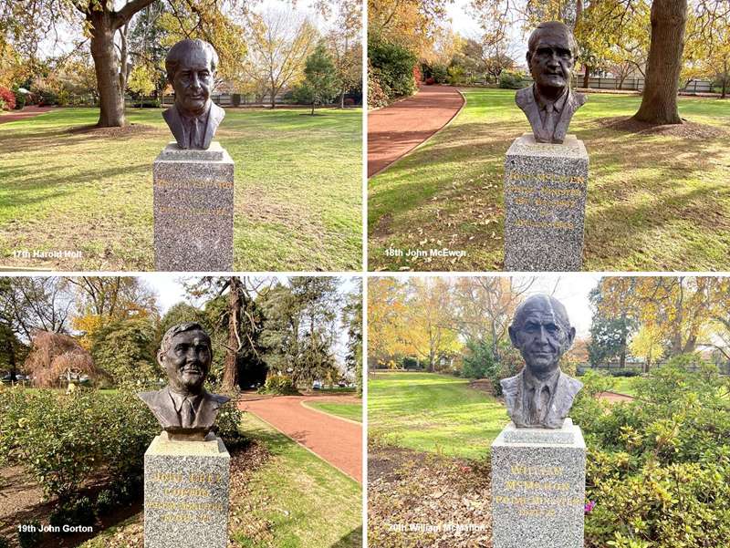 Ballarat Botanical Gardens Statues