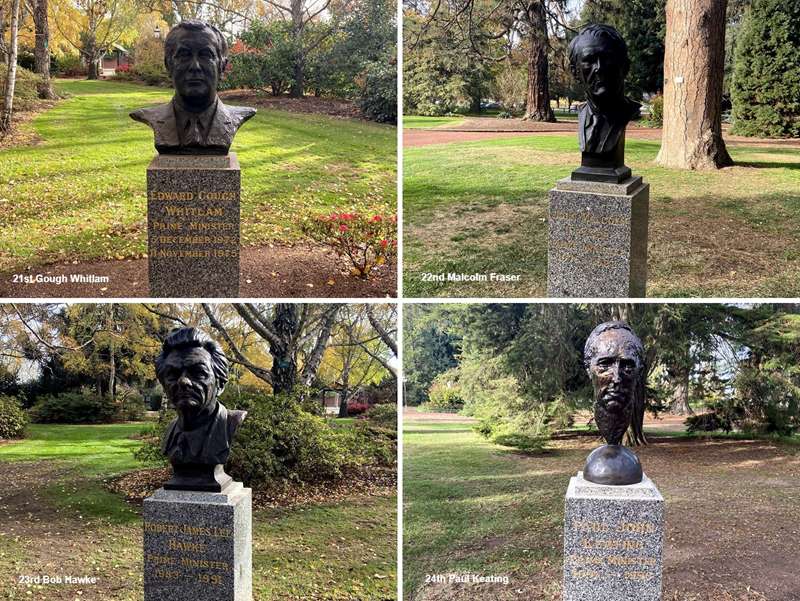 Ballarat Botanical Gardens Statues