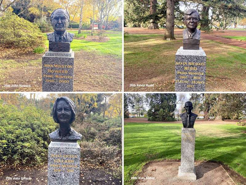 Ballarat Botanical Gardens Statues