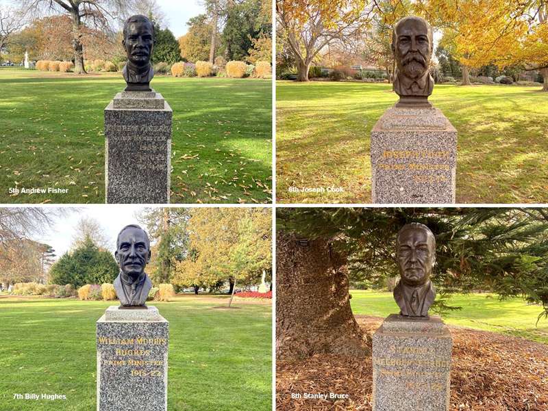 Ballarat Botanical Gardens Statues