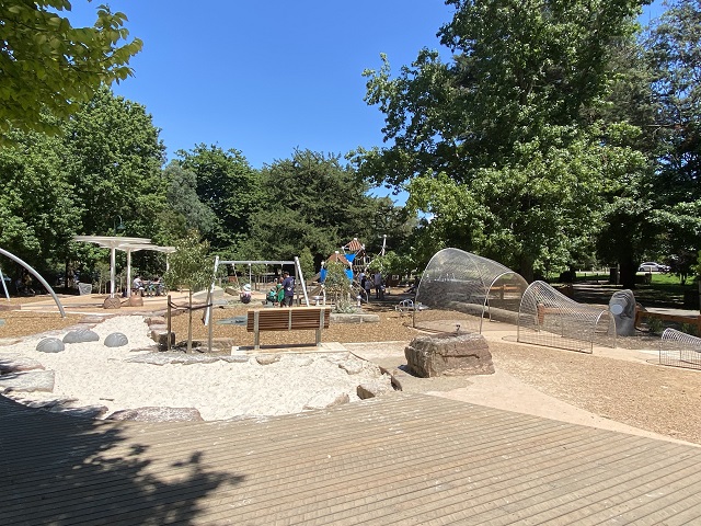 Queens Park District Playspace, Badger Creek Road, Healesville