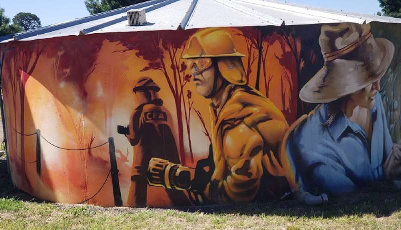 Redesdale Water Tank Art