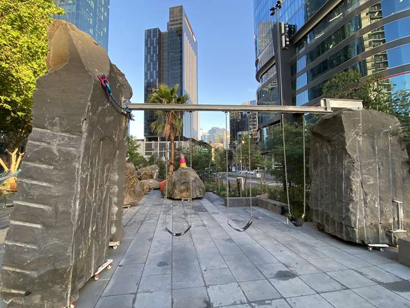 Rocks on Wheels Playground, Southbank Boulevard, Southbank