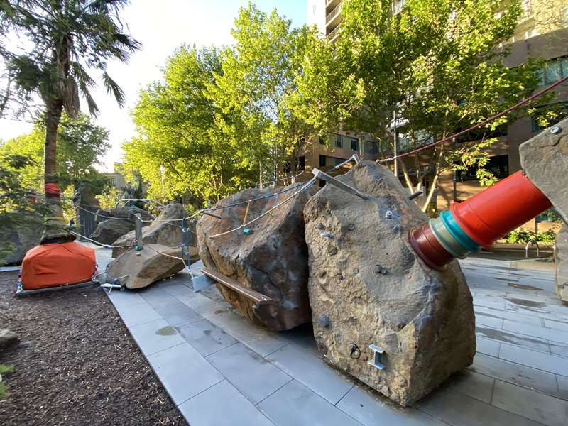 Rocks on Wheels Playground, Southbank Boulevard, Southbank