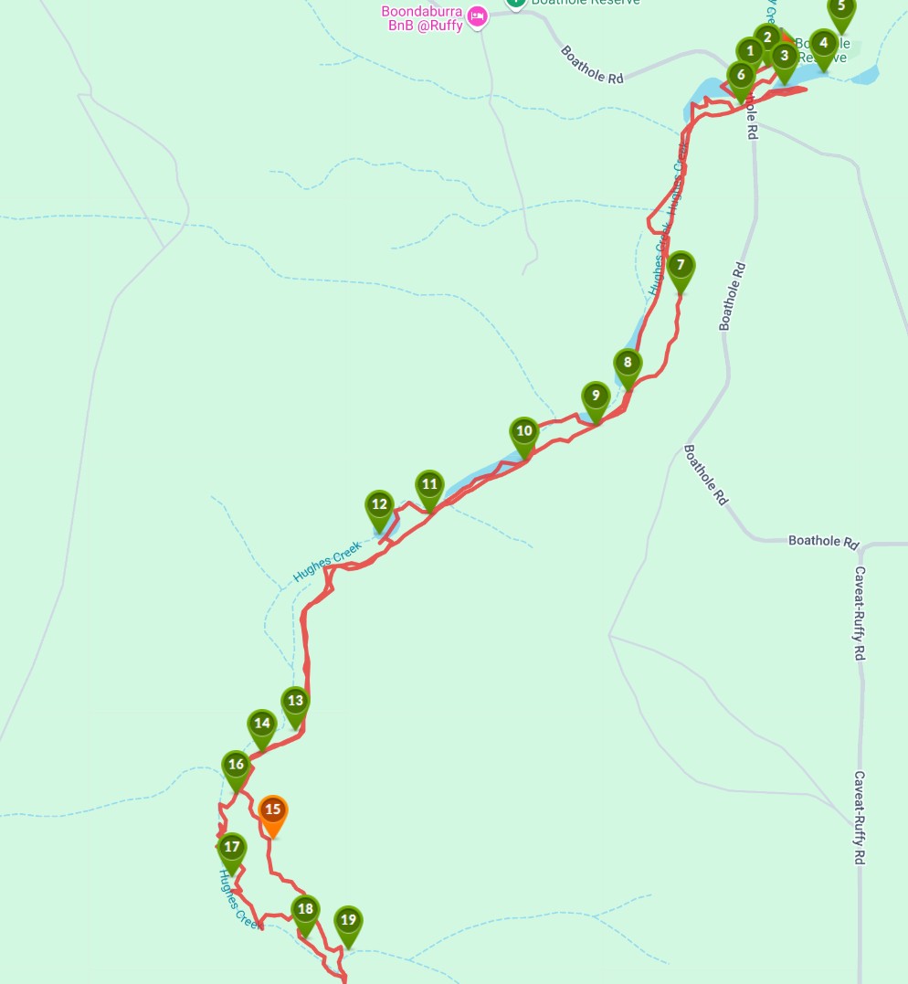 Ruffy - Boat Hole to Falls Walk
