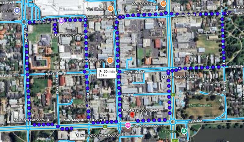 Sale Heritage Walk Map