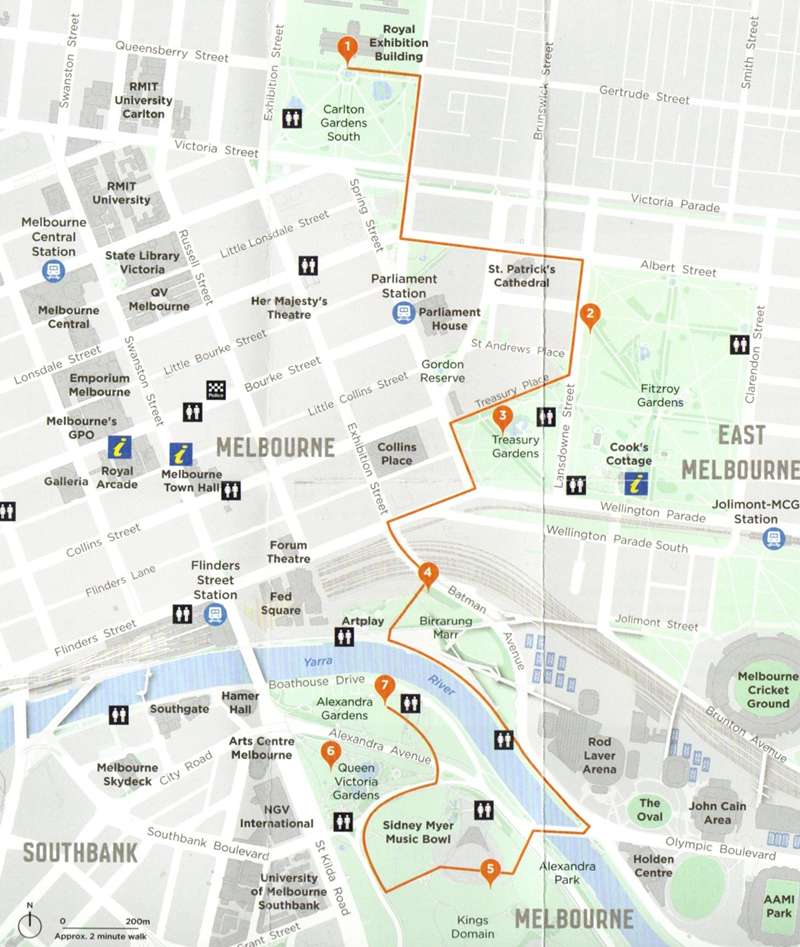 Secret Parks and Gardens Walk (Central Melbourne)