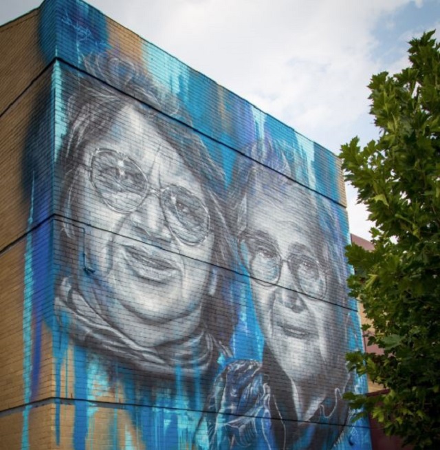 Aunty Geraldine Briggs & Aunty Elizabeth Morgan Mural