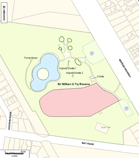 Sir William Fry Reserve Dog Off Leash Area (Cheltenham)