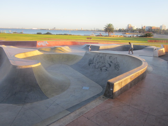 St Kilda Skatepark, Melbourne, Victoria