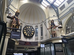 Gog and Magog, Royal Arcade, Melbourne