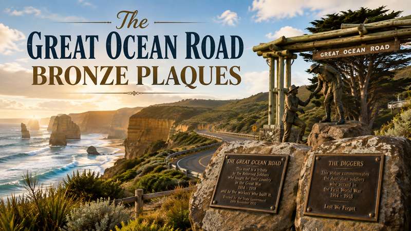 The Great Ocean Road Bronze Plaques