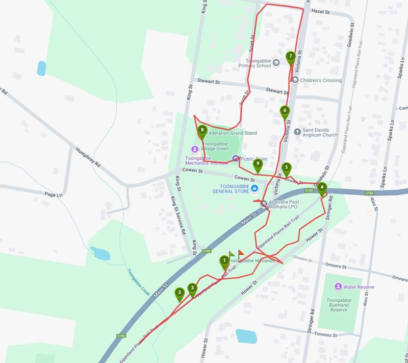 Toongabbie Town Track