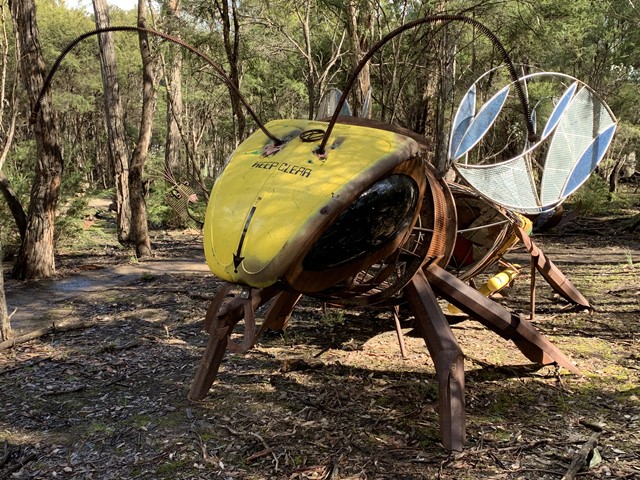 Tread Sculptures Kangaroo Grounds