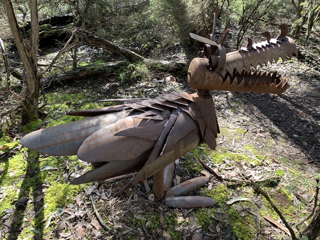 Tread Sculptures Kangaroo Grounds