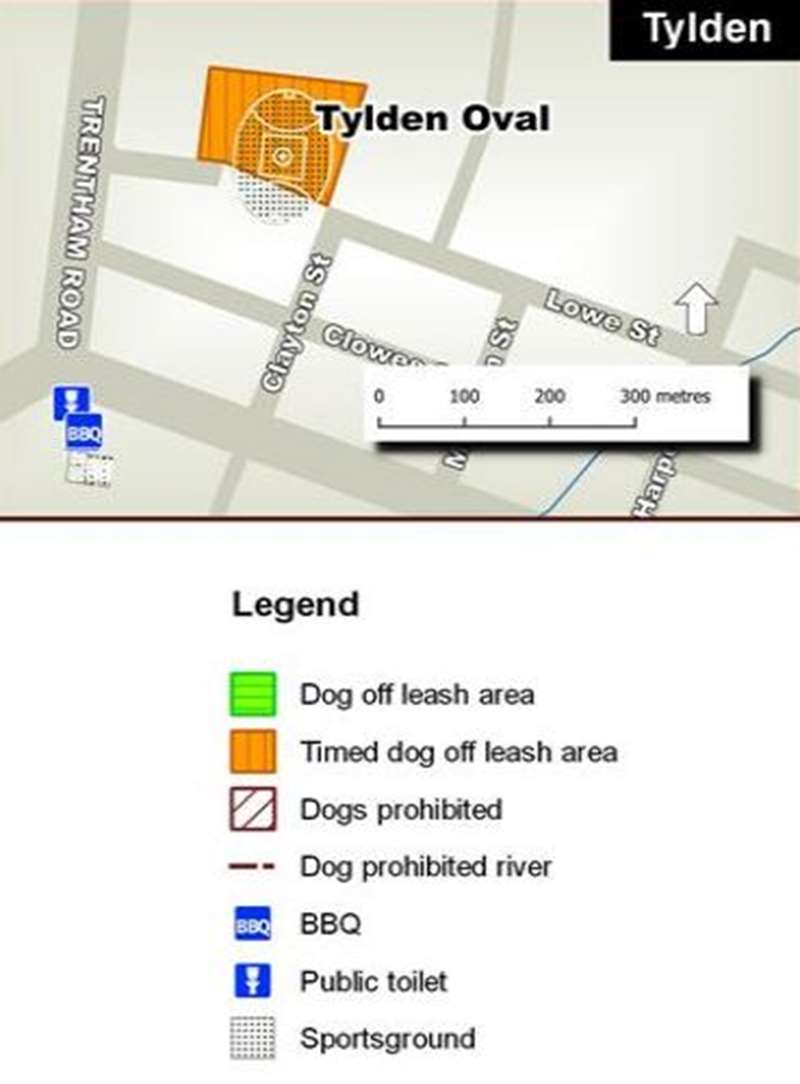Tylden Oval Dog Off Leash Area (Tylden)