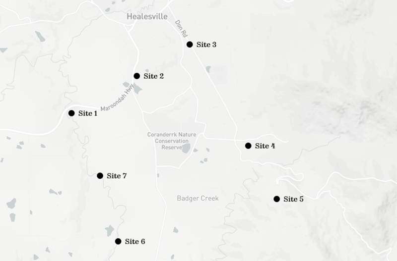 untitled (seven monuments) (Healesville)
