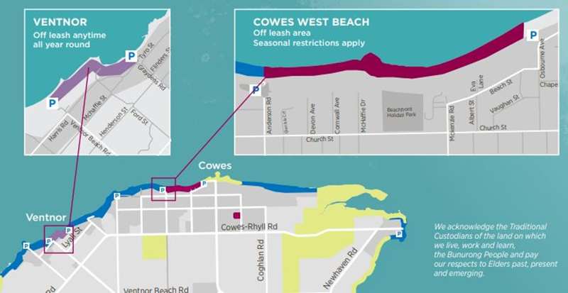 Cowes West Beach Dog Off Leash Area (Phillip Island)