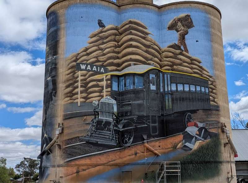 Waaia Silo Art