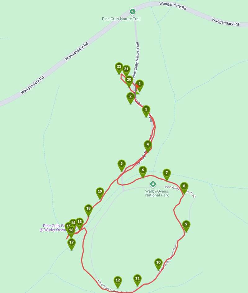 Wangandary - Pine Gully Nature Trail