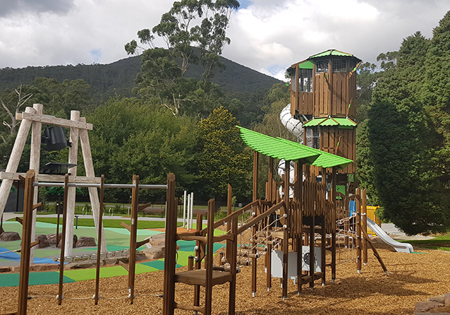 Warburton Community Recreation Reserve Playground, Woods Point Road, Warburton