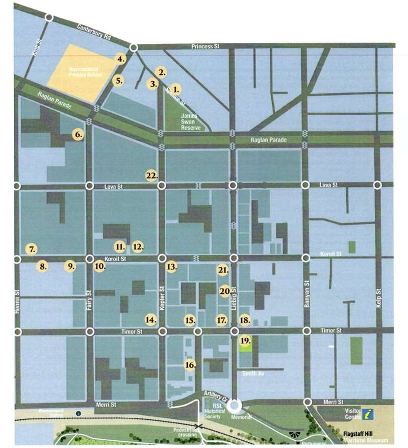 Warrnambool CBD Heritage Trail Map