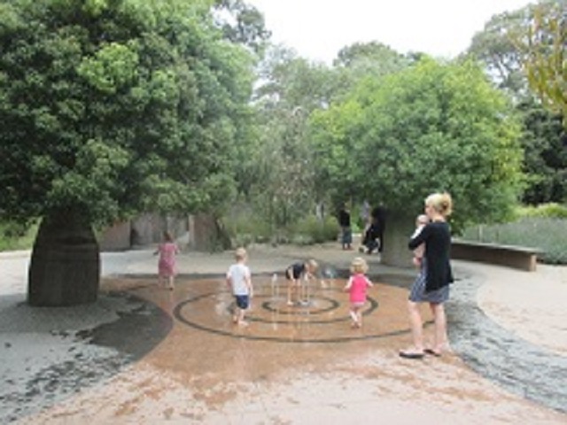 Ian Potter Foundation Children's Garden Water Play Area