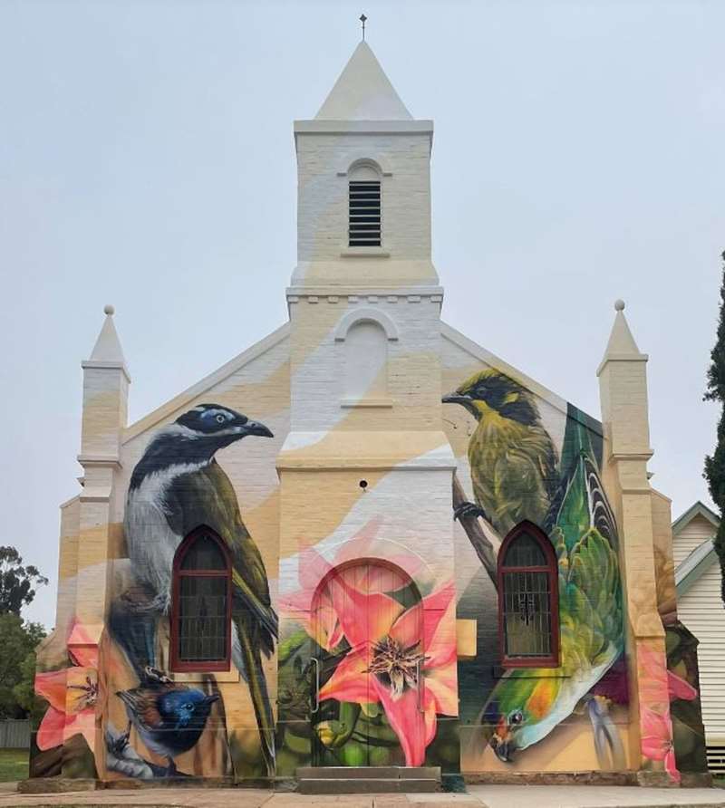 Wedderburn - Birds Eye View Murals