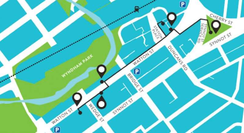 Werribee Public Art Walking Tour Map