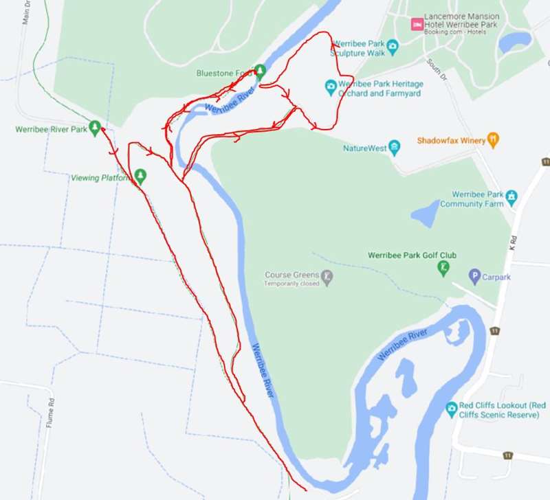 Werribee River Park Walk (Cocoroc)