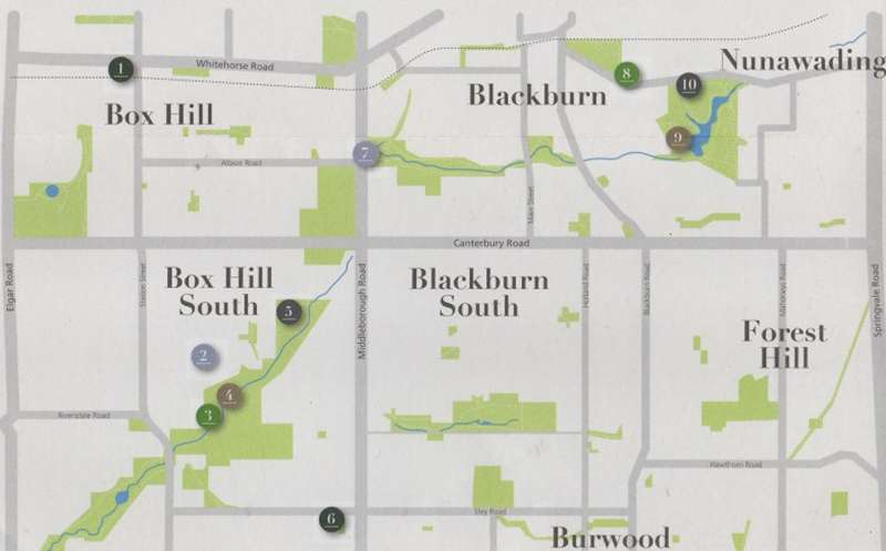 Whitehorse Heritage Artists Trail Map