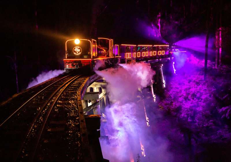 Puffing Billy Train of Lights