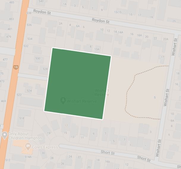 Wishart Reserve Dog Off Leash Area (Hampton East)