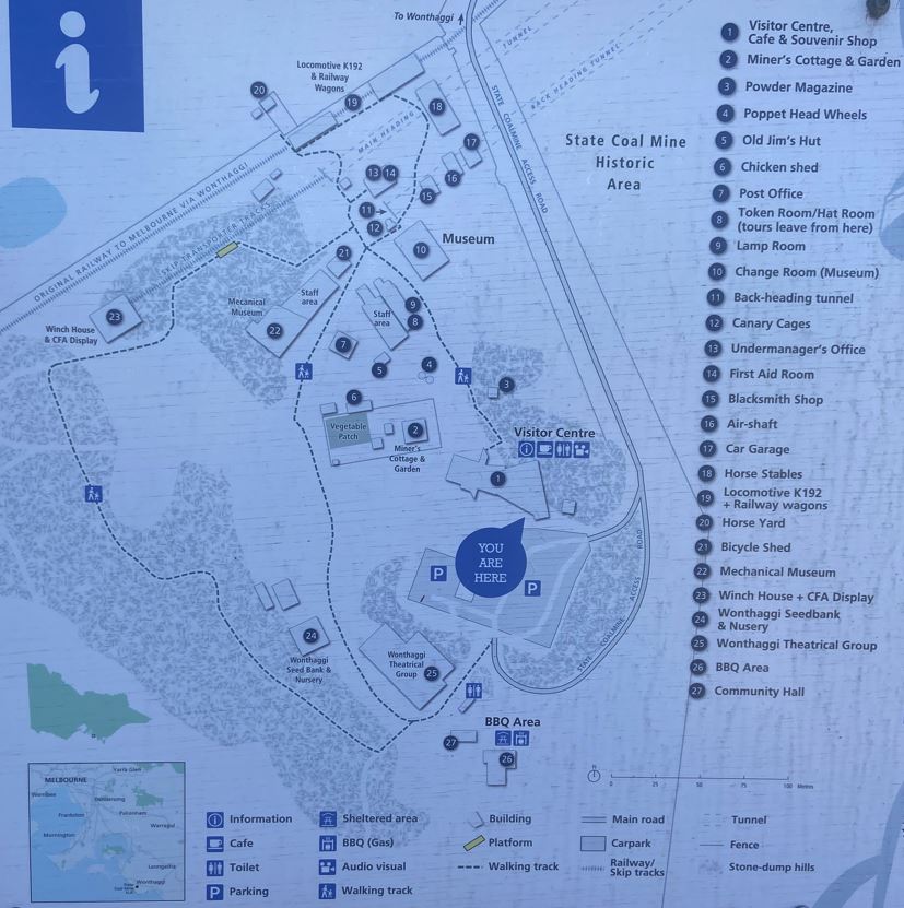 Wonthaggi - State Coal Mine Map