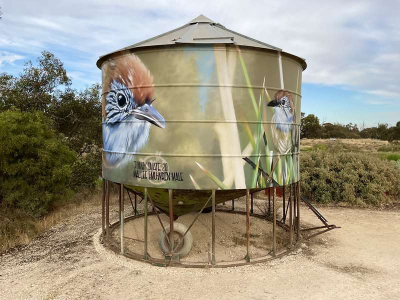 Woomelang Street and Mobile Silo Art