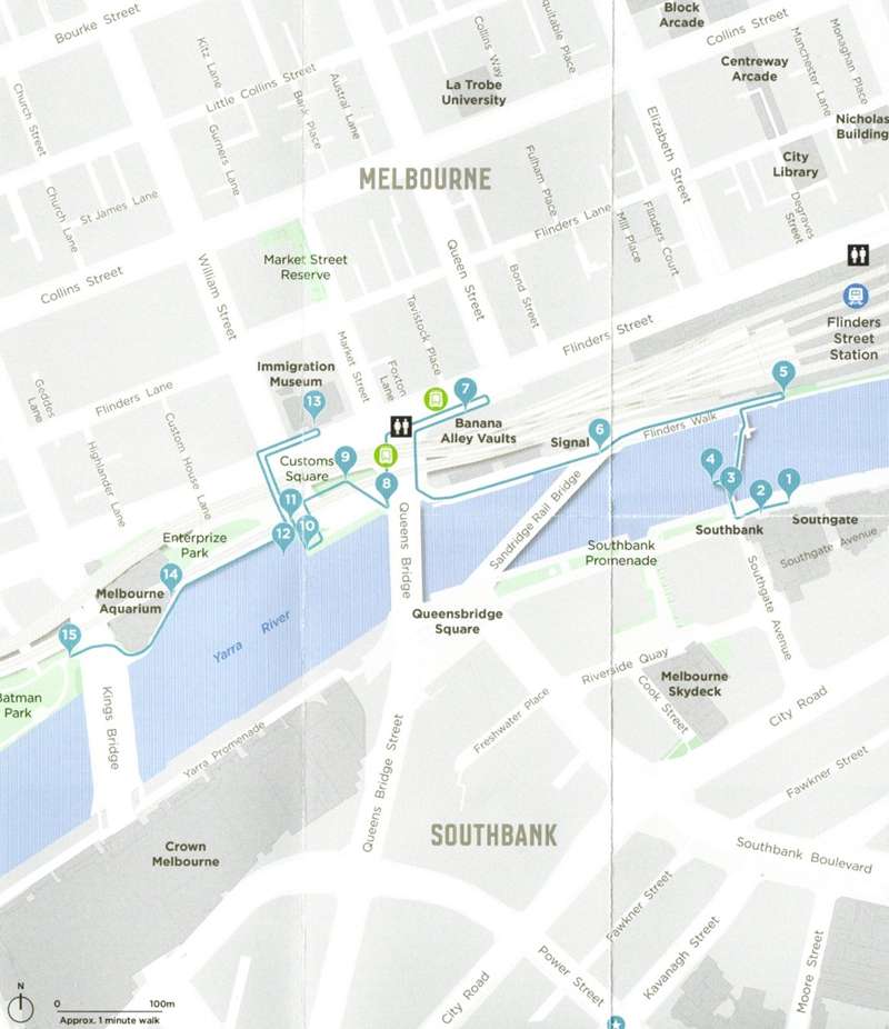 Yarra River Discovery Walk (Central Melbourne)