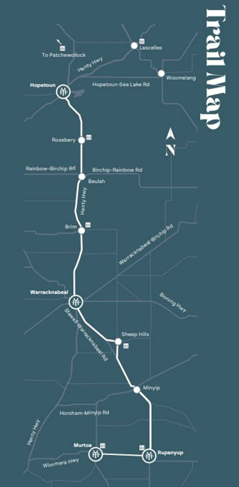 Yarriambiack Heritage Trail Map